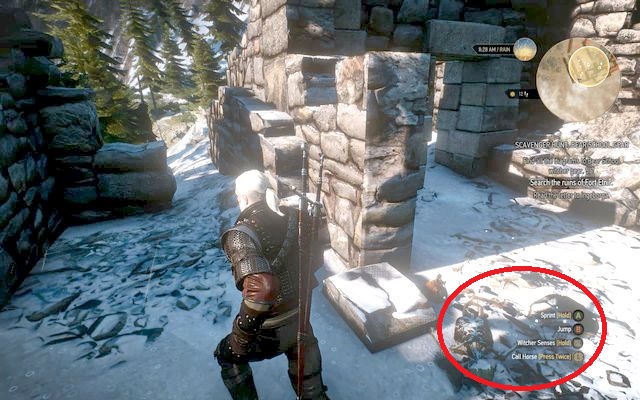 Keep running through the southern edge of the ruins right into the destroyed annexe - The Witcher 3 Wild Hunt: Basic Bear School Gear - The Witcher 3: Bear School Gear - The Witcher 3 Wild Hunt Guide