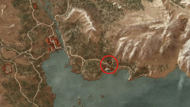 Near Fyresdal to the south-east of Kaer Muire Ruined Inn - The Witcher 3 Wild Hunt: Basic Bear School Gear - The Witcher 3: Bear School Gear - The Witcher 3 Wild Hunt Guide