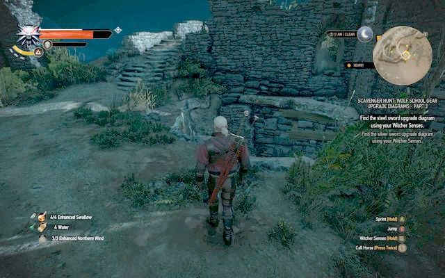 Northern entrance - The Witcher 3 Wild Hunt: Superior Wolf School Gear - The Witcher 3: Wolf School Gear (DLC) - The Witcher 3 Wild Hunt Guide