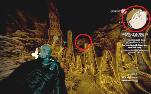 After jumping off the rock, into another, bigger cave you will come across a group of Endrags - The Witcher 3 Wild Hunt: Superior Wolf School Gear - The Witcher 3: Wolf School Gear (DLC) - The Witcher 3 Wild Hunt Guide