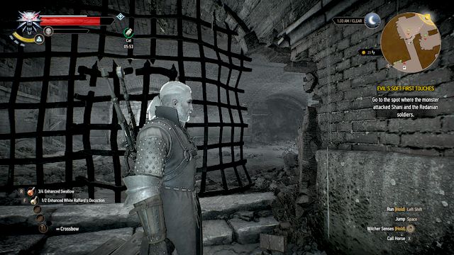 Destroy part of the wall to get through - The Witcher 3: Evils Soft First Touches - The Witcher 3: Main quests - The Witcher 3 Wild Hunt Guide
