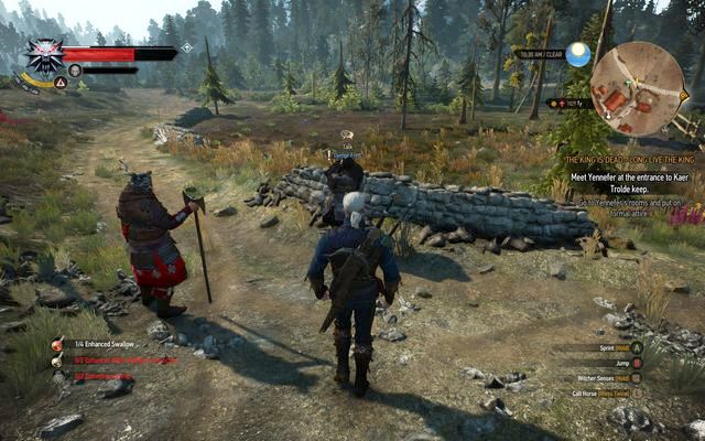 The questgiver at the crossroad - The Witcher 3 Wild Hunt: Side quests in Kaer Trolde - list, walkthrough - The Witcher 3: Kaer Trolde - The Witcher 3 Wild Hunt Guide