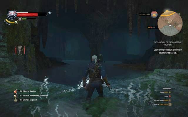 Entrance to the cave in which the brothers are hiding - The Witcher 3 Wild Hunt: Side quests in Kaer Trolde - list, walkthrough - The Witcher 3: Kaer Trolde - The Witcher 3 Wild Hunt Guide