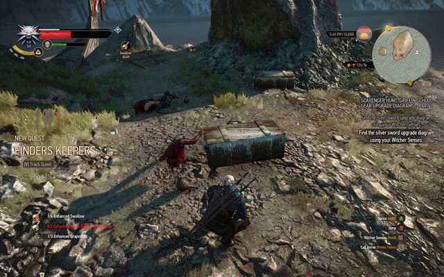 Search both chests on the isle - The Witcher 3 Wild Hunt: Side quests in Kaer Trolde - list, walkthrough - The Witcher 3: Kaer Trolde - The Witcher 3 Wild Hunt Guide