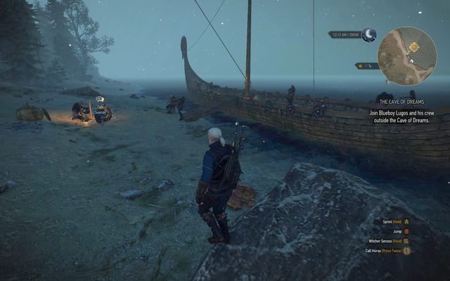 Reach the deck of the ship outside the cave - The Witcher 3 Wild Hunt: Side quests in Kaer Trolde - list, walkthrough - The Witcher 3: Kaer Trolde - The Witcher 3 Wild Hunt Guide