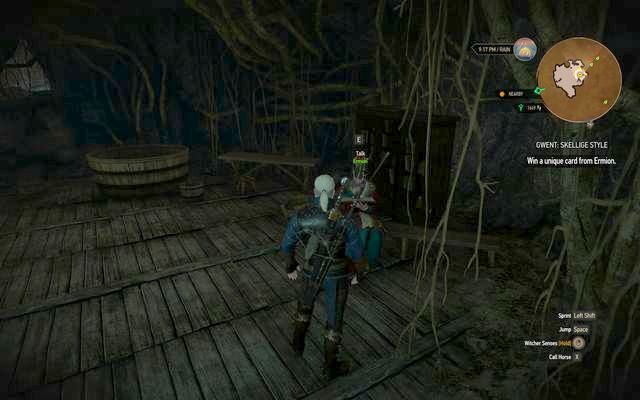 Ermion can be found in the cave under the oak - The Witcher 3 Wild Hunt: Side quests in Kaer Trolde - list, walkthrough - The Witcher 3: Kaer Trolde - The Witcher 3 Wild Hunt Guide