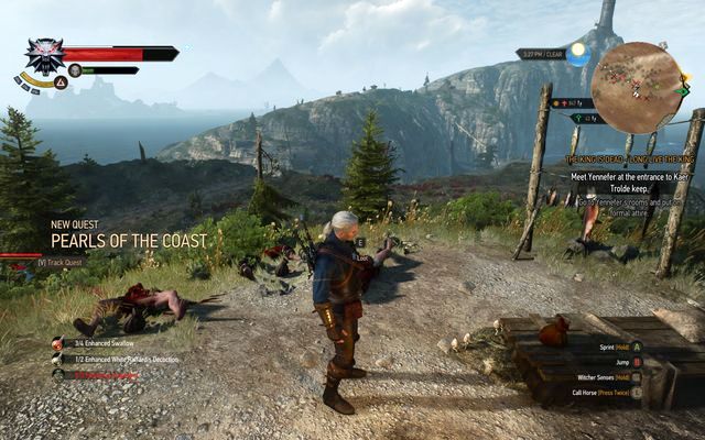 Defeat the pirates to start the quest - The Witcher 3 Wild Hunt: Treasure hunt in Kaer Trolde - walkthrough - The Witcher 3: Kaer Trolde - The Witcher 3 Wild Hunt Guide
