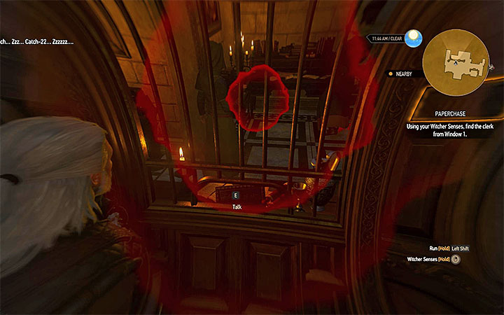 After leaving the room bank client will accuse Geralt of pushing into the queue - Paperchase - Side quests - The Witcher 3: Blood and Wine Game Guide