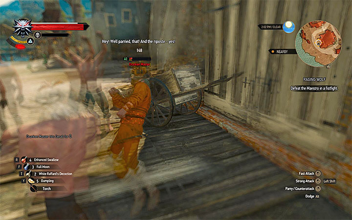 Parry the Masters attacks and put few of your own - Smaller quests - Side quests - The Witcher 3: Blood and Wine Game Guide