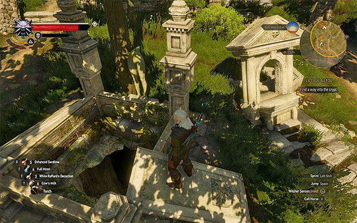 Mere-Lachaiselongue Cemetery is located to the south-east of Beauclair (M5,4) - La Cage au Fou - Main quests - The Witcher 3: Blood and Wine Game Guide