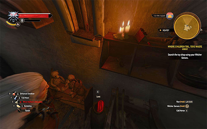 1 - Where Children Toil, Toys Waste Away - Main quests - The Witcher 3: Blood and Wine Game Guide