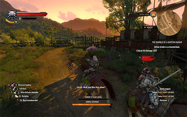 2 - The Warble of a Smitten Knight - tourney quest - Side quests - The Witcher 3: Blood and Wine Game Guide