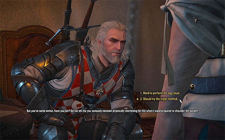 If you tell Guillaume about the curse, you have decide on which way to lift it - The Warble of a Smitten Knight - tourney quest - Side quests - The Witcher 3: Blood and Wine Game Guide
