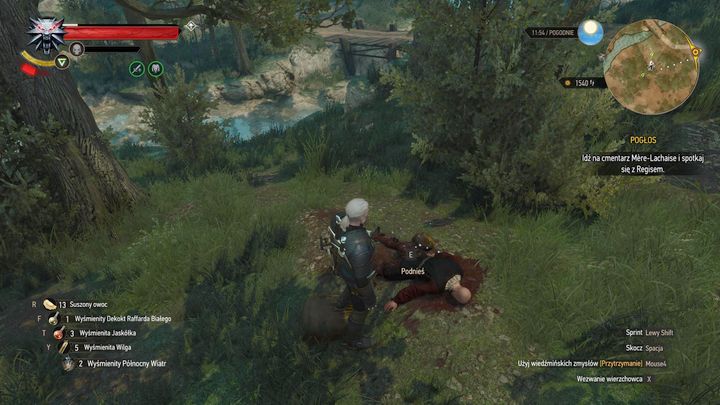 ON the corpse, you will find a key and a journal. - Locations and descriptions of all treasure hunts - Witcher contracts and Treasure hunts quests - The Witcher 3: Blood and Wine Game Guide