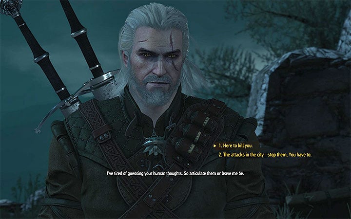 Both dialogue options lead to the encounter with Dettlaff - Tesham Mutna - the final confrontation with Dettlaff - Main quests - The Witcher 3: Blood and Wine Game Guide