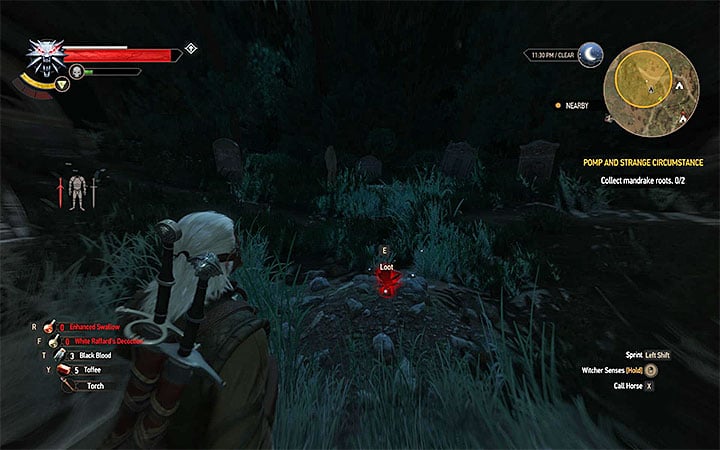 Example mandrake root - Pomp and Strange Circumstance - Main quests - The Witcher 3: Blood and Wine Game Guide