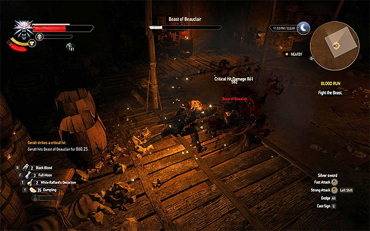 Keep moving and depend on Quen sign - Main quests bosses in The Witcher 3: Blood and Wine - All Boss Fights - The Witcher 3: Blood and Wine Game Guide
