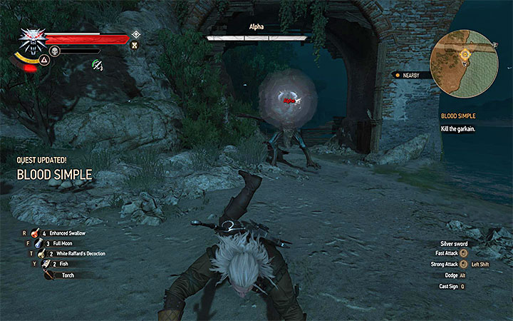 Jump away from the garkain when it will prepare to create a shockwave - Main quests bosses in The Witcher 3: Blood and Wine - All Boss Fights - The Witcher 3: Blood and Wine Game Guide
