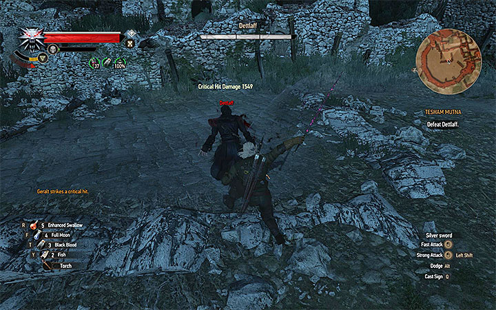 You can parry Dettlaffs attacks and then perform your own - Main quests bosses in The Witcher 3: Blood and Wine - All Boss Fights - The Witcher 3: Blood and Wine Game Guide