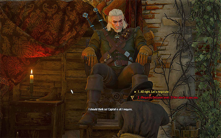 You can give 500 coins to the shoeshine - There Can Be Only One - Five Trials of Virtue - Side quests - The Witcher 3: Blood and Wine Game Guide