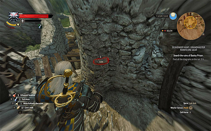 Stash with a diagram and a journal - Scavenger Hunt: Grandmaster Manticore Gear - diagrams and item statistics - Grandmaster Witcher Gear - quests, diagrams and item statistics - The Witcher 3: Blood and Wine Game Guide