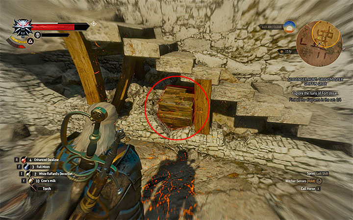 The most important thing is to reach the ruins - Scavenger Hunt: Grandmaster Griffin Gear - diagrams and item statistics - Grandmaster Witcher Gear - quests, diagrams and item statistics - The Witcher 3: Blood and Wine Game Guide