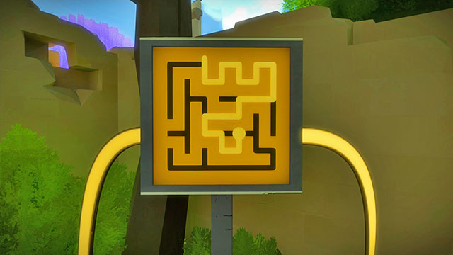 The second panel - Puzzle solutions | The fort in The Witness - The fort - The Witness Game Guide & Walkthrough