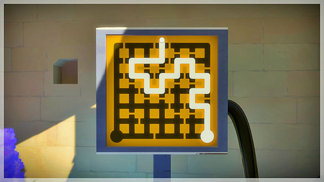 The fourth panel, the tower - Puzzle solutions | The fort in The Witness - The fort - The Witness Game Guide & Walkthrough