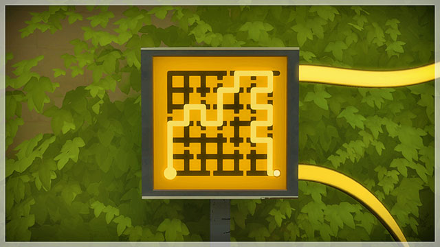 The fifth panel, tower ruins - Puzzle solutions | The fort in The Witness - The fort - The Witness Game Guide & Walkthrough