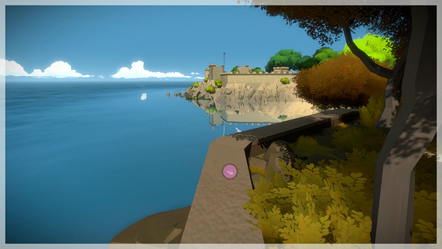 Near the fort, next to the harbor, you can find the first audiolog hidden in this area - Collectibles | The fort surroundings in The Witness - The fort surroundings - The Witness Game Guide & Walkthrough