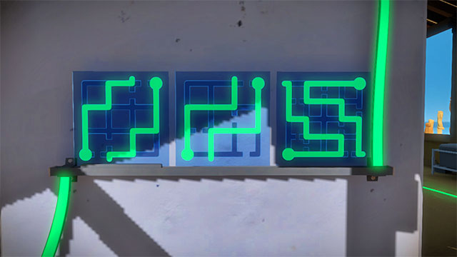 The second set of puzzles - Puzzle solutions | Waterside workshop in The Witness - Waterside workshop - The Witness Game Guide & Walkthrough