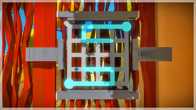 After you solve the third set, you establish power supply to the door to the laser - Walkthrough | Rock in The Witness - Rock - The Witness Game Guide & Walkthrough