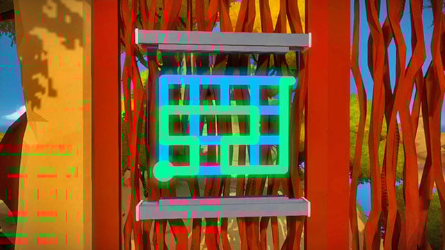 Puzzle on the entrance - Puzzle solutions | Rock in The Witness - Rock - The Witness Game Guide & Walkthrough