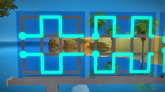 The first set of puzzles, first two - Puzzle solutions | Rock in The Witness - Rock - The Witness Game Guide & Walkthrough