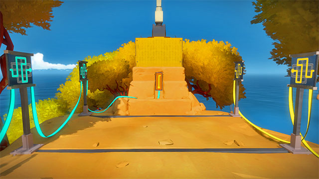 The laser, the second pair of puzzles - Puzzle solutions | Rock in The Witness - Rock - The Witness Game Guide & Walkthrough