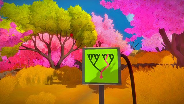 The first panel - Puzzle solutions | The garden in The Witness - The garden - The Witness Game Guide & Walkthrough