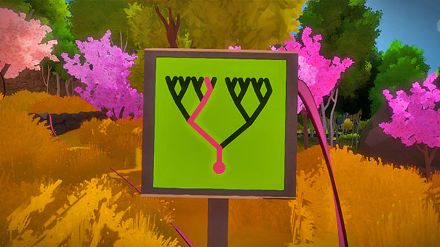 The second panel - Puzzle solutions | The garden in The Witness - The garden - The Witness Game Guide & Walkthrough