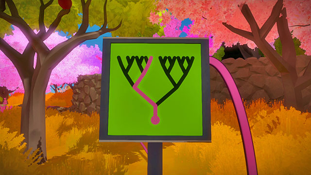 The third panel - Puzzle solutions | The garden in The Witness - The garden - The Witness Game Guide & Walkthrough