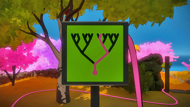 The fourth panel - Puzzle solutions | The garden in The Witness - The garden - The Witness Game Guide & Walkthrough