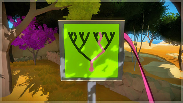 The fifth panel - Puzzle solutions | The garden in The Witness - The garden - The Witness Game Guide & Walkthrough