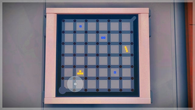 After you solve all of the puzzles, walk over to the ruins by the beach - Walkthrough | Temple of the Sun in The Witness - Temple of the Sun - The Witness Game Guide & Walkthrough