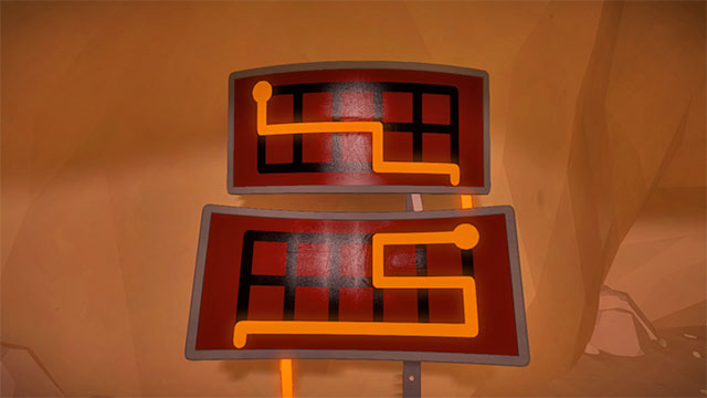 The fourth floor of the underground, the first two panels - Puzzle solutions | Temple of the Sun in The Witness - Temple of the Sun - The Witness Game Guide & Walkthrough