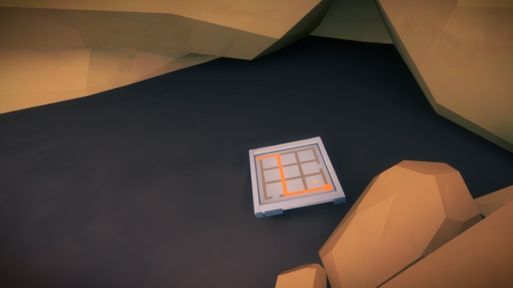 The panel with the solution to the arrow riddle - Puzzle solutions | Temple of the Sun in The Witness - Temple of the Sun - The Witness Game Guide & Walkthrough