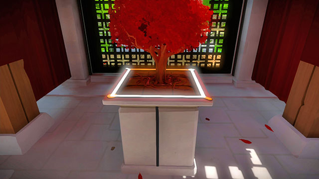 The key to solve the puzzles here is the environment - Walkthrough | Monastery in The Witness - Monastery - The Witness Game Guide & Walkthrough