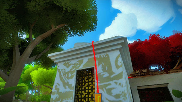 After solving all four puzzles, go outside - Walkthrough | Monastery in The Witness - Monastery - The Witness Game Guide & Walkthrough