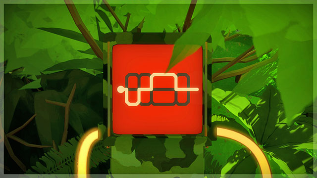 Jungle, first set of puzzles, the fifth puzzle - Puzzle solutions | Jungle in The Witness - Jungle - The Witness Game Guide & Walkthrough