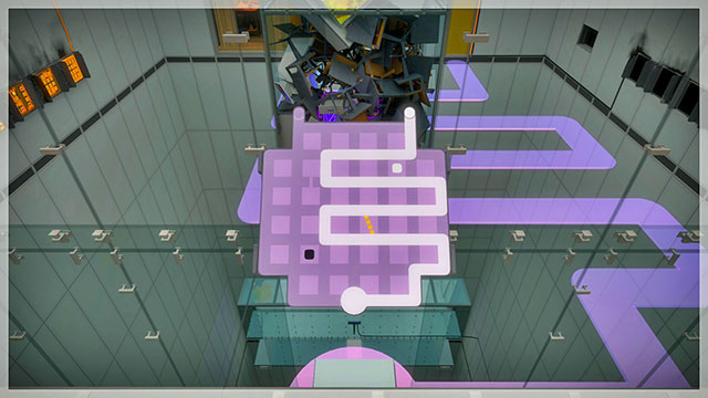 Level one, control panel, third setting - Puzzle solutions 1 | Mountain in The Witness - Mountain - The Witness Game Guide & Walkthrough