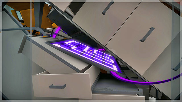 The second puzzle in a pile of junk - Puzzle solutions 1 | Mountain in The Witness - Mountain - The Witness Game Guide & Walkthrough