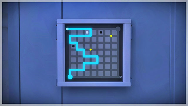 The solution to the puzzle to the locked with film code - Collectibles | Mountain in The Witness - Mountain - The Witness Game Guide & Walkthrough