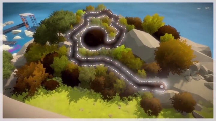 This is another riddle - Collectibles | Mountain in The Witness - Mountain - The Witness Game Guide & Walkthrough